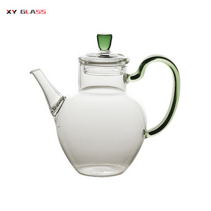 Classical Arabic Eco-friendly Thermostability Blooming Thermo Glass Teapot