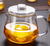 handmade high temperature resistant cooking glass loose leaf tea maker