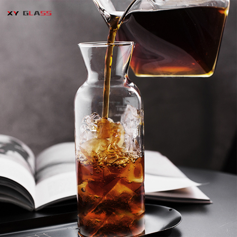 Innovation Personalized Borosilicate Glass Cold Brew Cooking Glass Coffee Carafe