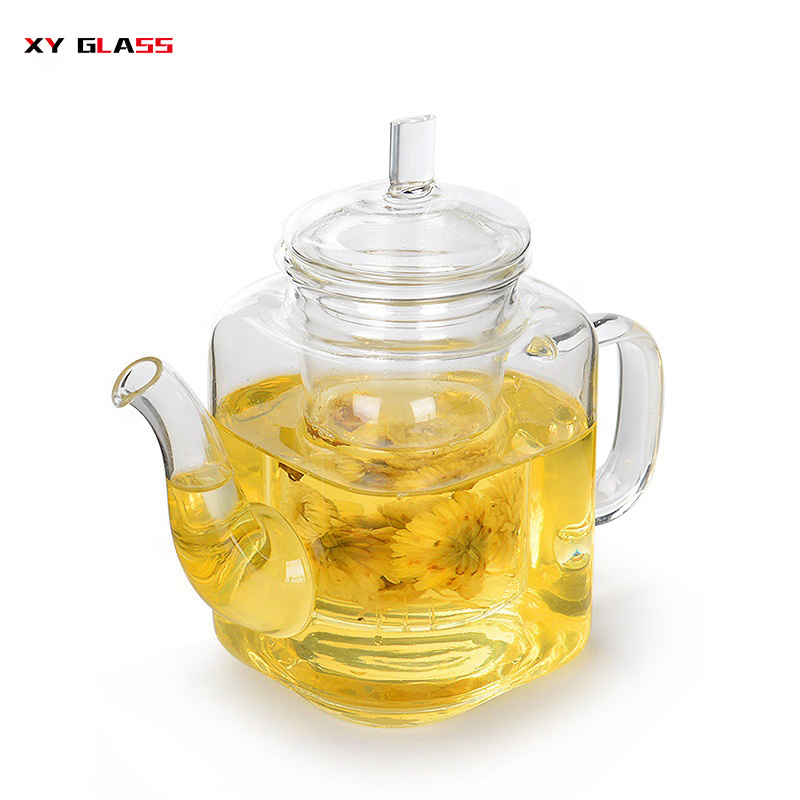 Certification Borosilicate Heat Resistant Thermo Glass Hand Blown Tea Maker