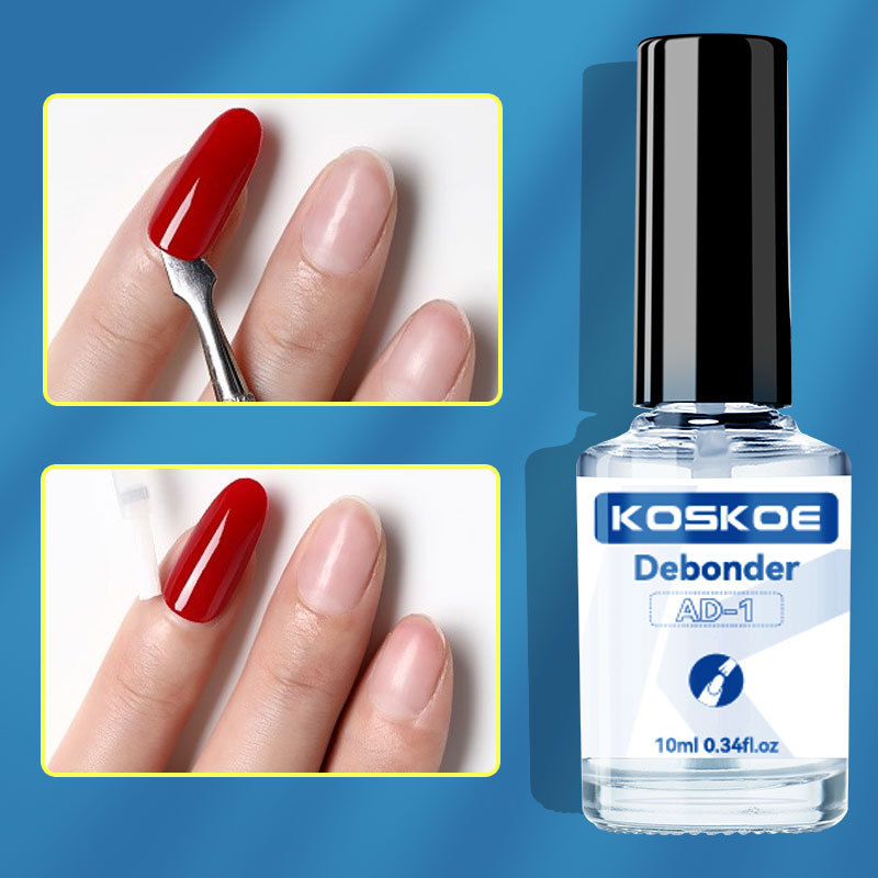 KS KOSKOE Custom Logo Quickly Debonder Glue Remover Liquid for Acrylic Press on Nails Tips Fake Nail Adhesive Remover