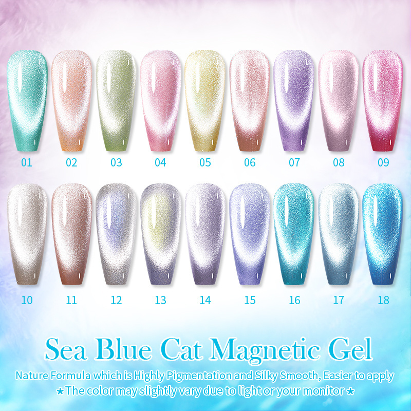 BORN PRETTY HEMA Free High Quantity  Magnetic Nail Polish Gel Pink Nude Glue Macaron Cat Eye Gel Polish Wholesale