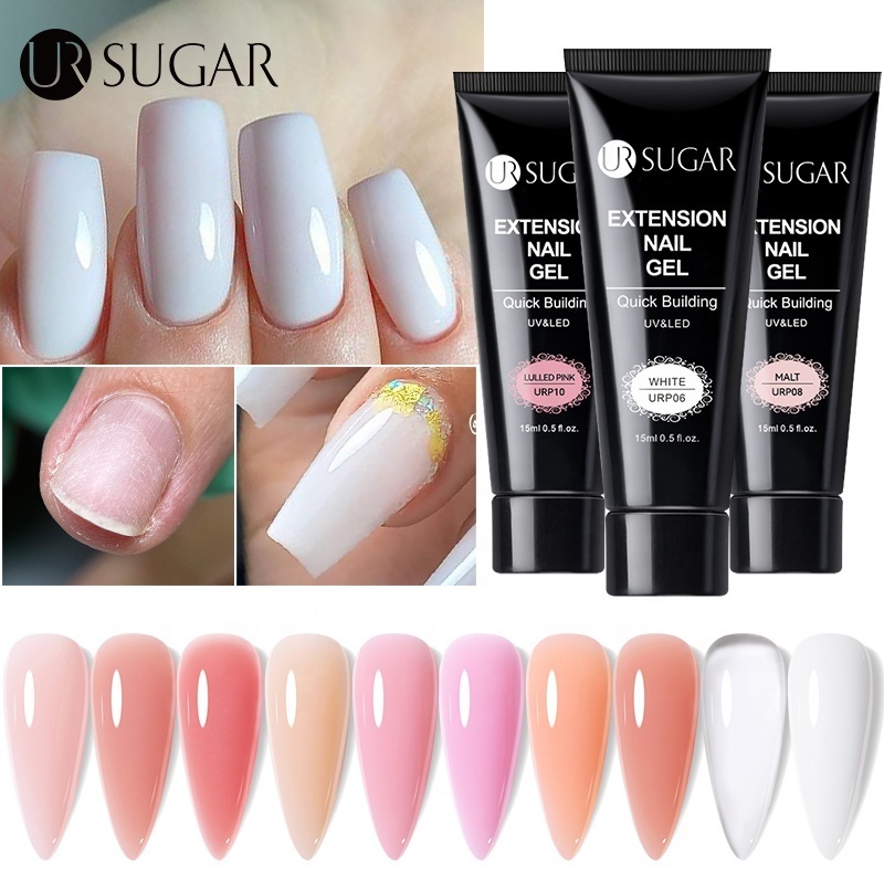 UR SUGAR OEM Custom Logo Private Label Colors Nails Extension Acryl Poly Nail Gel Polish