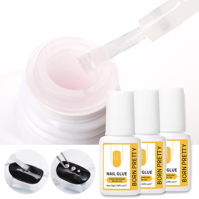 BORN PRETTY 7g Quick Drying Adhesive No Harming For Nail Tips Rhinestone Decoration Nail Glue