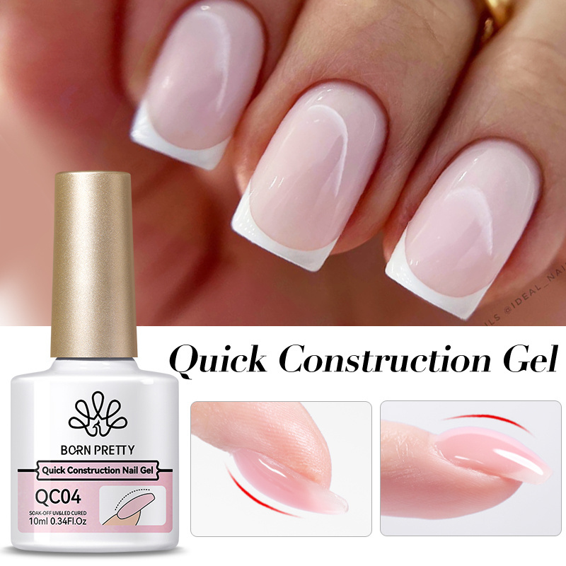 BORN PRETTY 10ml Quick Nail Construction Extension Gel Hema Free Jelly Gel Builder Long Lasting Uv Sculpture Gel For Salon