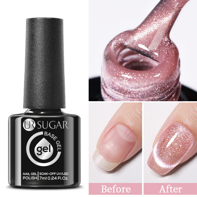 UR SUGAR 7ml Beauty Products For Women Soak Off Nails Supplies Salon Cat Eye Gel Rubber Base Gel Nail Polish