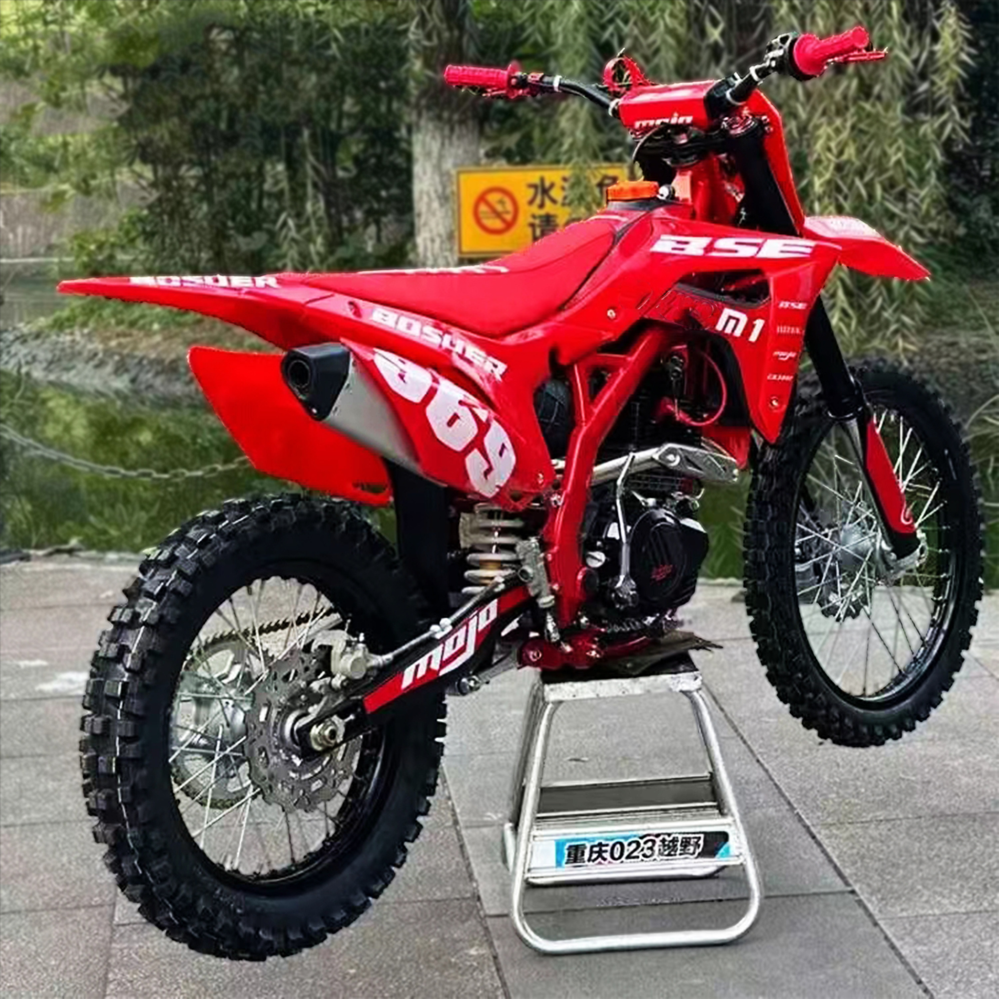 110cc Motocross off road mountain pitbike Semi-Automatic dirt bike Motorcycles