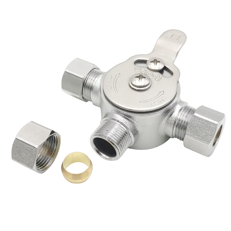 3/8 Inch  Lead Free Brass  Mechanical Water Mixing valve