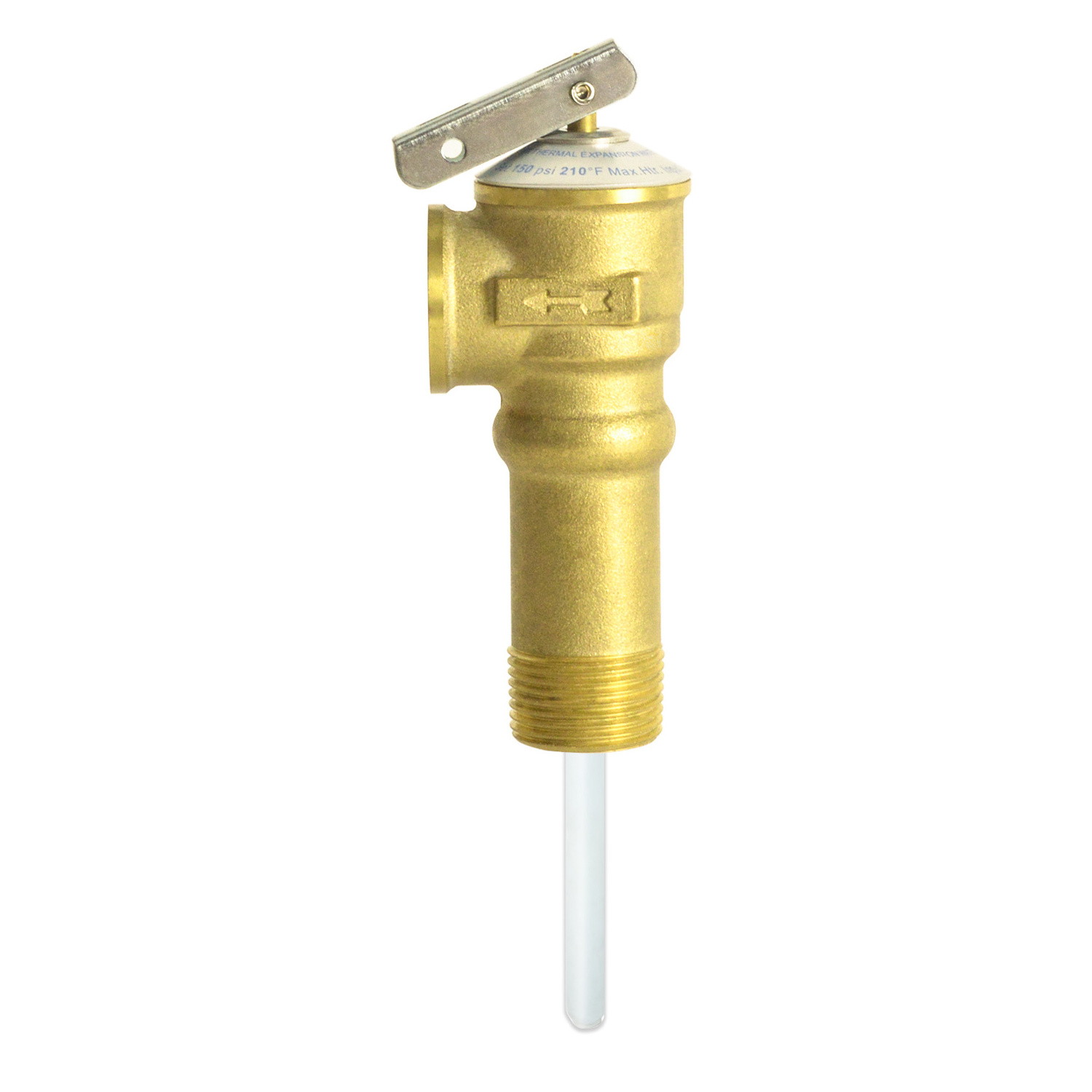 Automatic Long Shank Temperature and Pressure Relief Valve with Extension Probe and Lever , 3/4