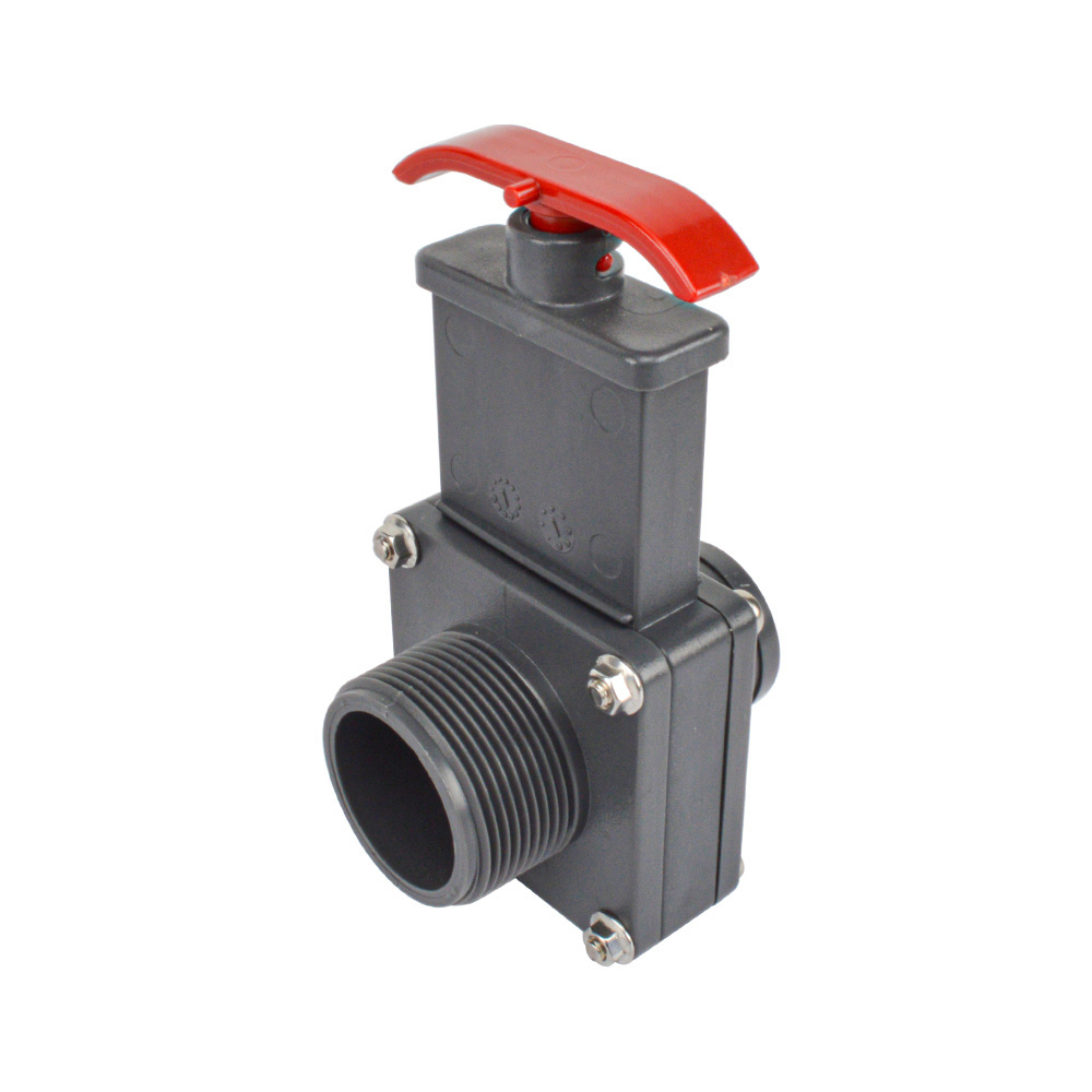 PVC Swimming Pool Accessories Barb Connection Gate Valve