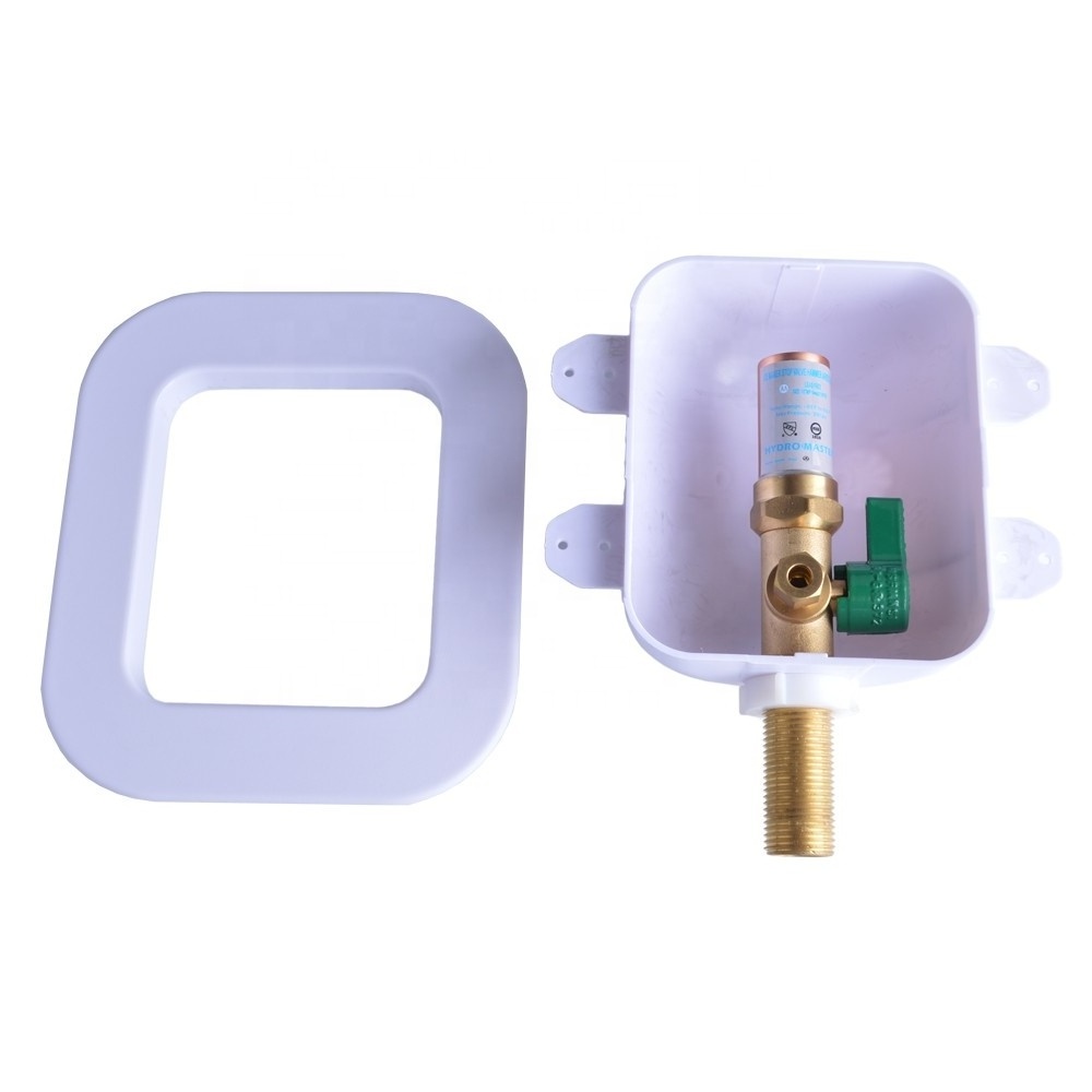 Ice Maker Machine Outlet Box, Stop Valve with Water Hammer