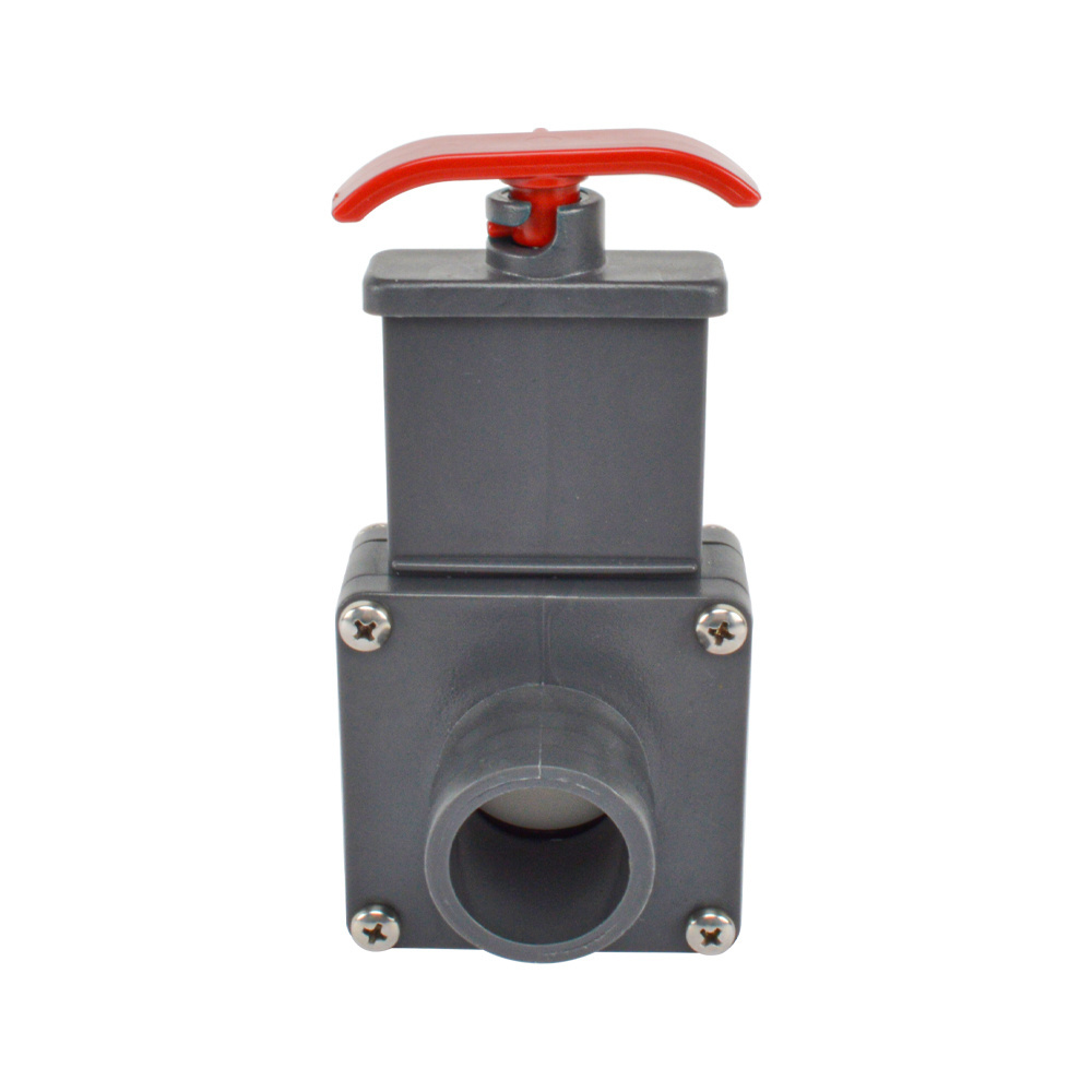 PVC Swimming Pool Accessories Barb Connection Gate Valve