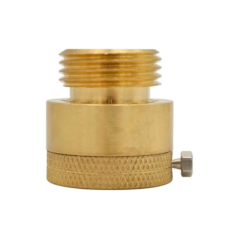 LF Brass No-Kink Hose Bib Water Faucet With Vacuum Breaker Valve, Outdoor Garden Hoses Spigot Shut Off Valve Hose Facuets