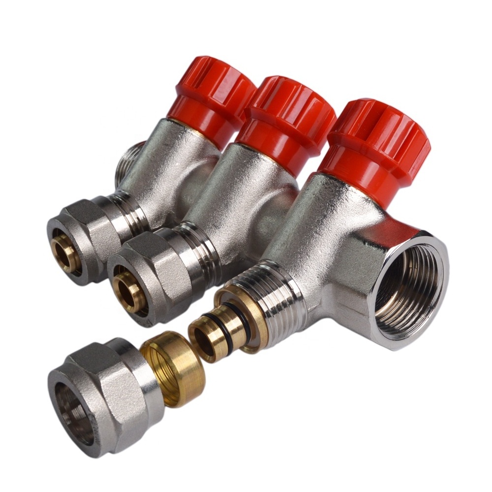 3-Ways Brass Water Separators Manifold for Pexal Pipe