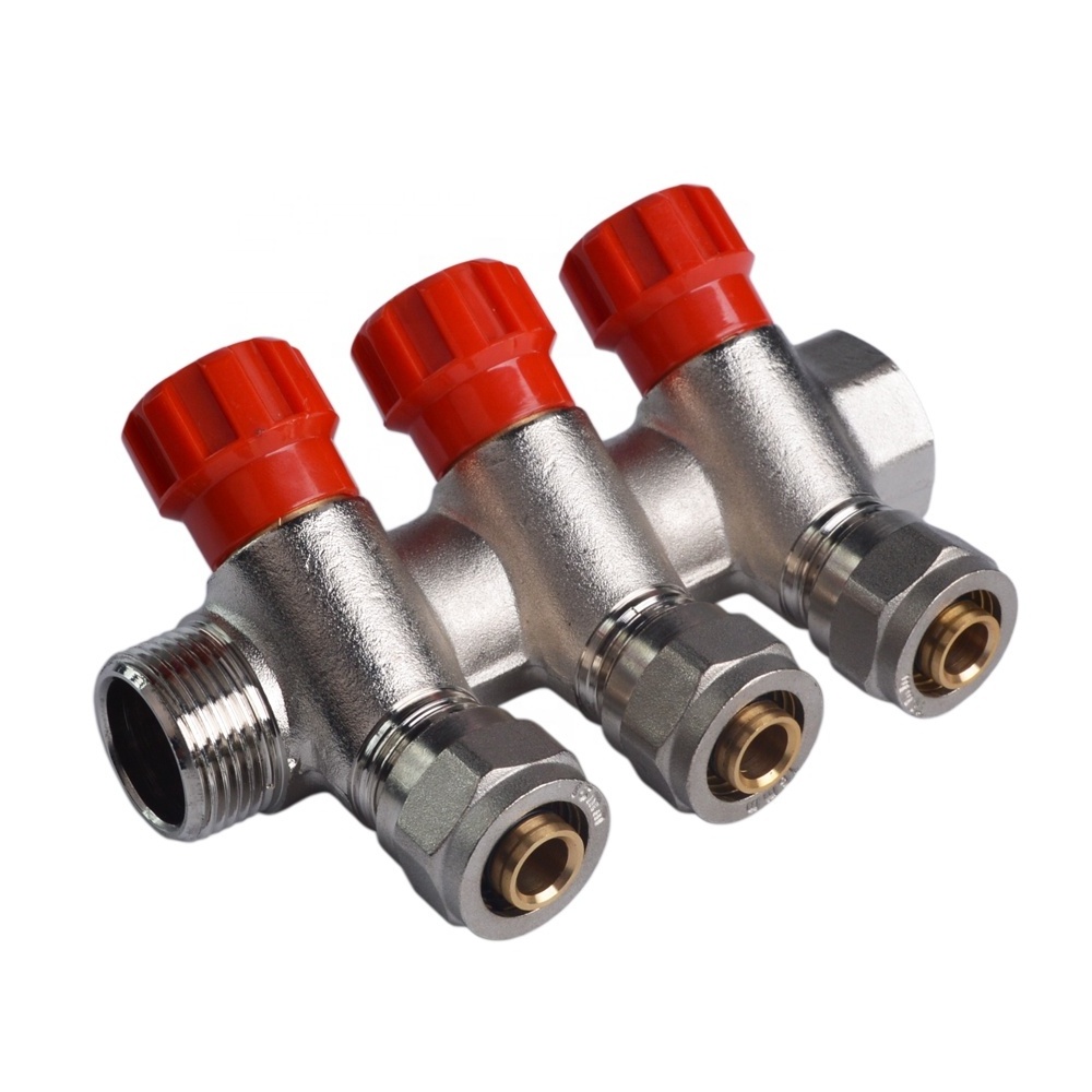 3-Ways Brass Water Separators Manifold for Pexal Pipe