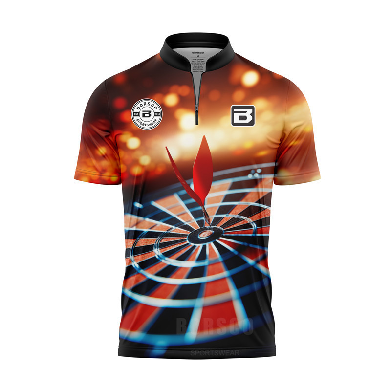 Design Your Own Logo Sublimation Print Work Shirt Sublimated Dart Jerseys Dart Jersey Dart Uniforms Shirt