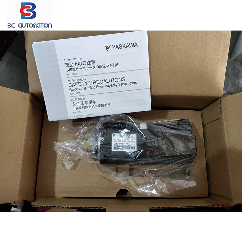 SGMAS-04A2A2C-Y2 Large stock automate progtammable industriel Japan original Yaskawa Ac servo motor For cnc machine