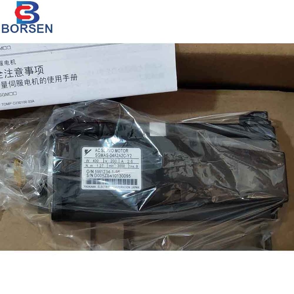 SGMAS-04A2A2C-Y2 Large stock automate progtammable industriel Japan original Yaskawa Ac servo motor For cnc machine