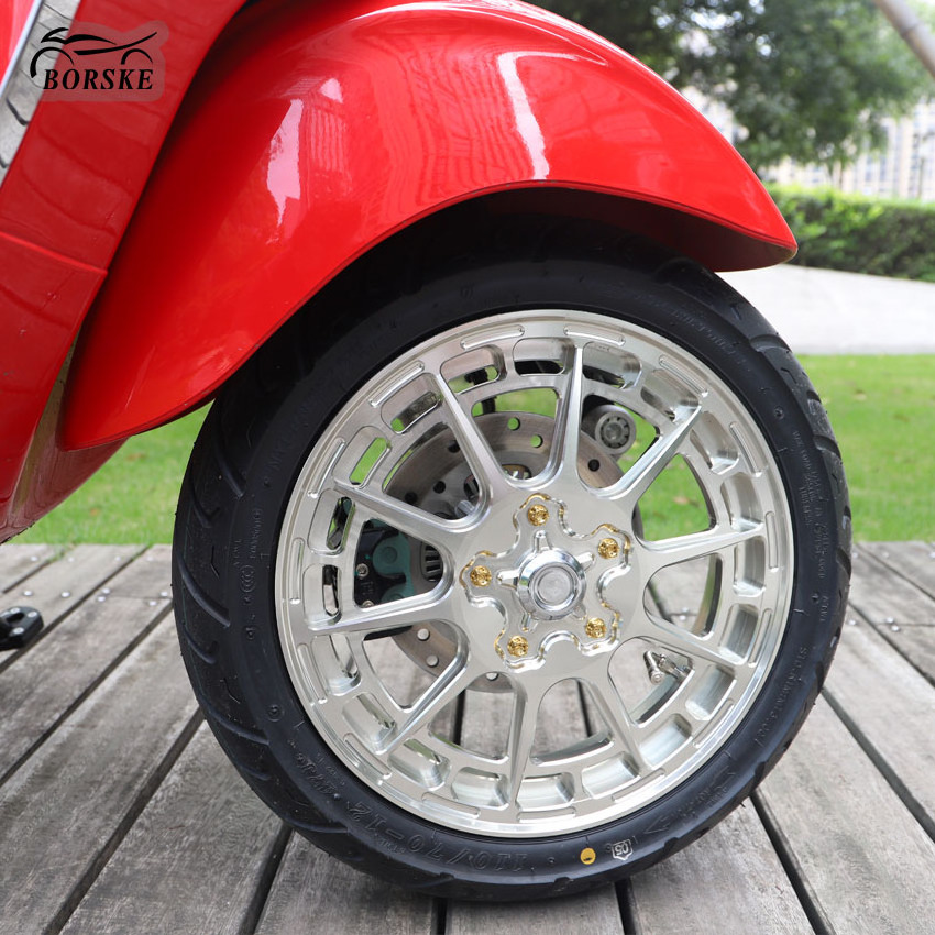 High Quality 12 Inch Scooter Ride Rims CNC Motorcycle Forged Wheel Rim Accessories for Piaggio Vespa Sprint Primavera150CC