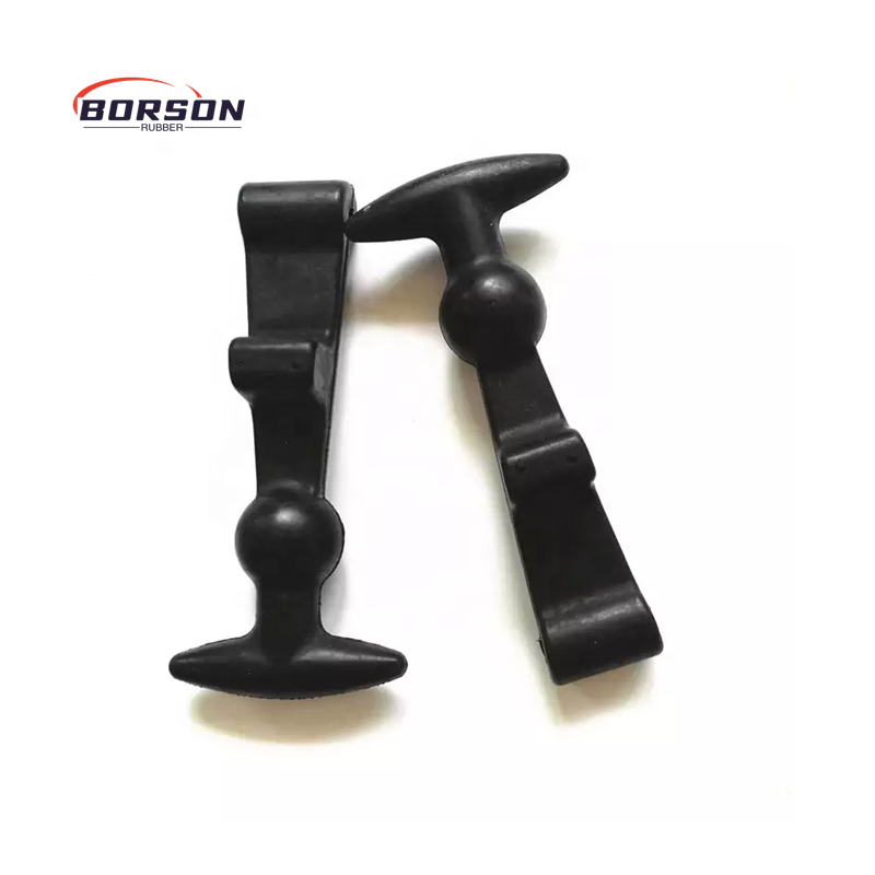 custom Rubber Handle of Paver Factory Mechanical Rubber Parts Steel T-Handle Draw Latches