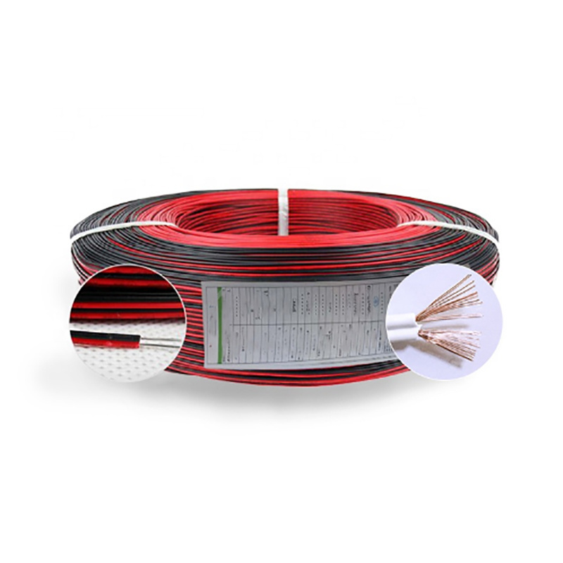 AWM UL2468 PVC Insulation Copper Speaker Wire 2 Core Multi Core Flexible Flat Twin Cable