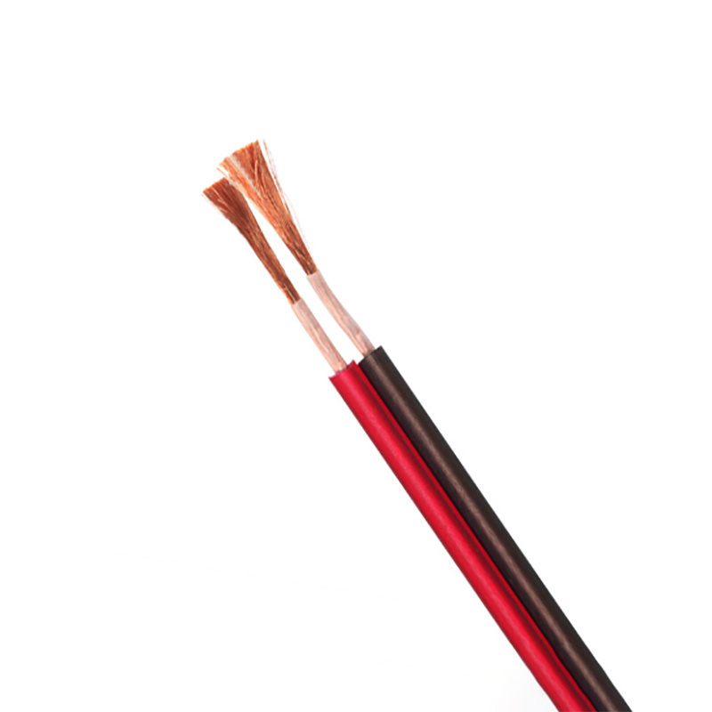 AWM UL2468 PVC Insulation Copper Speaker Wire 2 Core Multi Core Flexible Flat Twin Cable