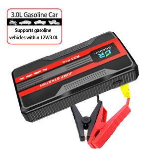 BR Mini Car Jump Starter Power Bank 400A 12V Car Starter Device Power Bank Battery Charger Emergency LED Flashlight