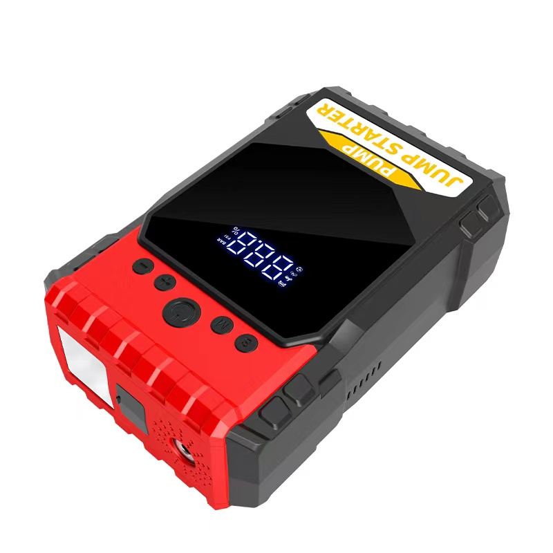 BR 2023 New Design Car jump Portable 12V Car 10000 MAh Power Bank Car Jump Start With Tire Inflator Jump Starter Air Compressor