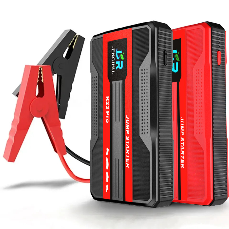 BR Mini Car Jump Starter Power Bank 400A 12V Car Starter Device Power Bank Battery Charger Emergency LED Flashlight