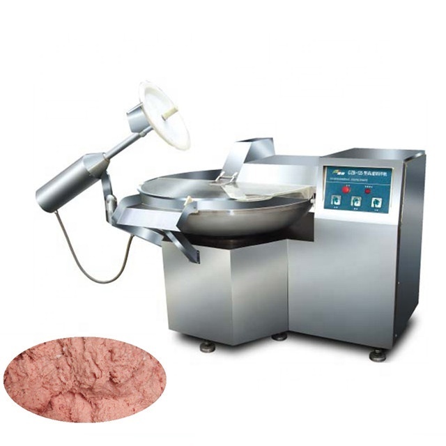 Commercial Electric Sausage Meat bowl cutter 80 liters chopper mixer vegetable cutter emulsify Meat chopping machine