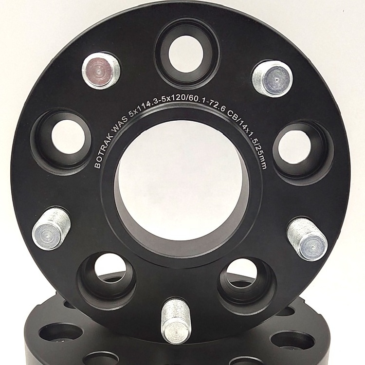 BOTRAK WAS 25mm 5x114.3 to 5x120 wheel adapters spacers for toyota hilux tacoma Venturer Chaser Isis Lexus SC400 GS350