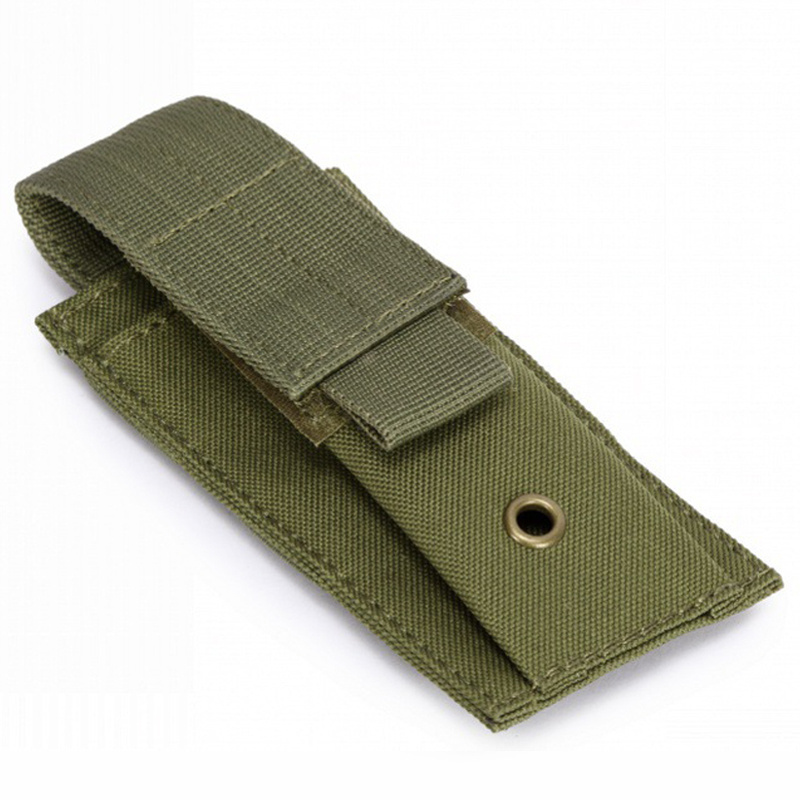 Tactical Single Molle Mag Pouch Outdoor Adjustable Open Top Magazine Multicam Molle Pouches 600D Flashlight Pouch