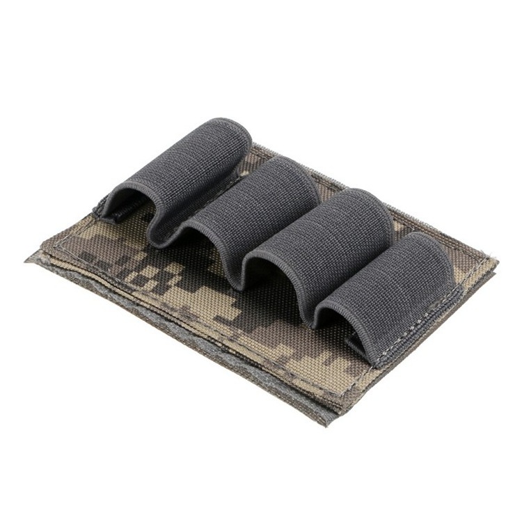 Tactical Battery Holder Elastic Flashlight Holder Bullet Shot Shell Pen Organizer Storage Bag for Outdoor Gear Molle Pouch