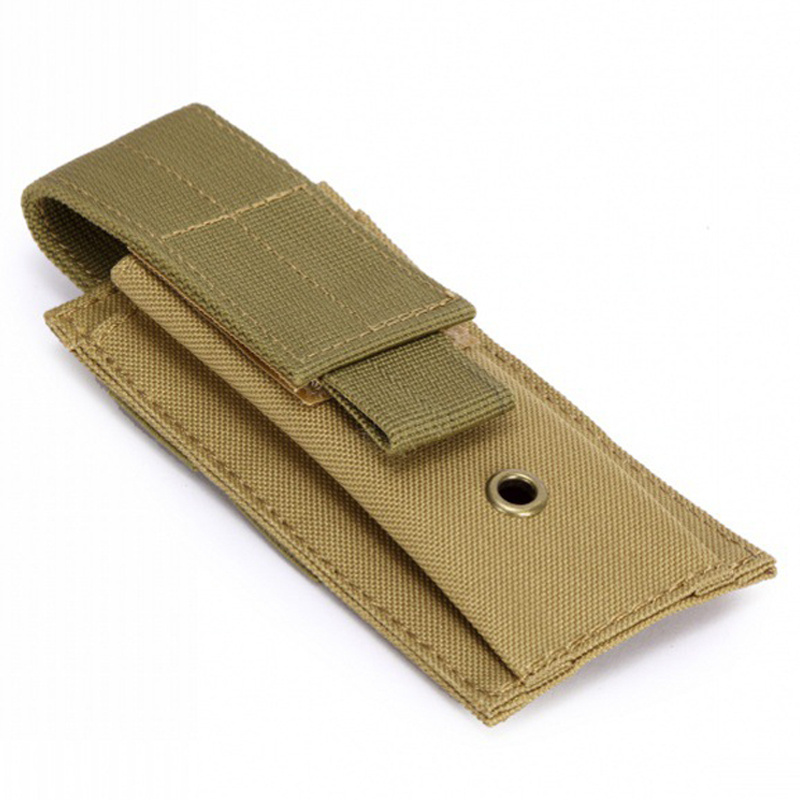 Tactical Single Molle Mag Pouch Outdoor Adjustable Open Top Magazine Multicam Molle Pouches 600D Flashlight Pouch