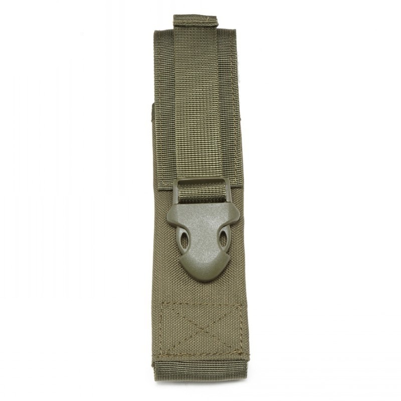 Tactical Molle Single MP5 Magazine  Molle Mag Pouch Baton Holder Flashlight Pouch  Pocket with Quick Release Buckle