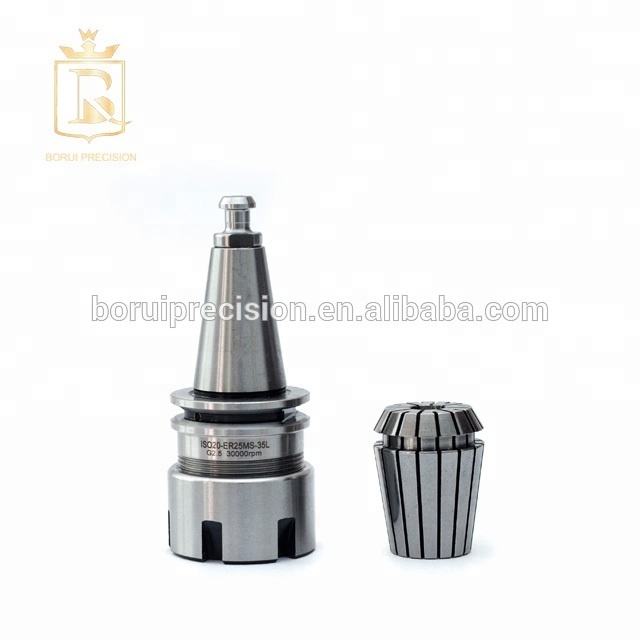 Borui supply ISO20 ER11/ ER16/ ER20/ ER25 ISO20 tool holder