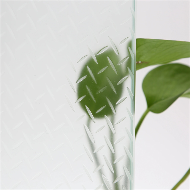 High quality3mm 4mm 5mm 6mm clear patterned glass for furnitures, table tops, bathroom and decorations