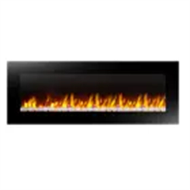 Luxstar 60 Inches Recessed Wall Mounted Decorative Wholesale LED Electric Fireplace Heater Manufacturer with Real Log Crystal