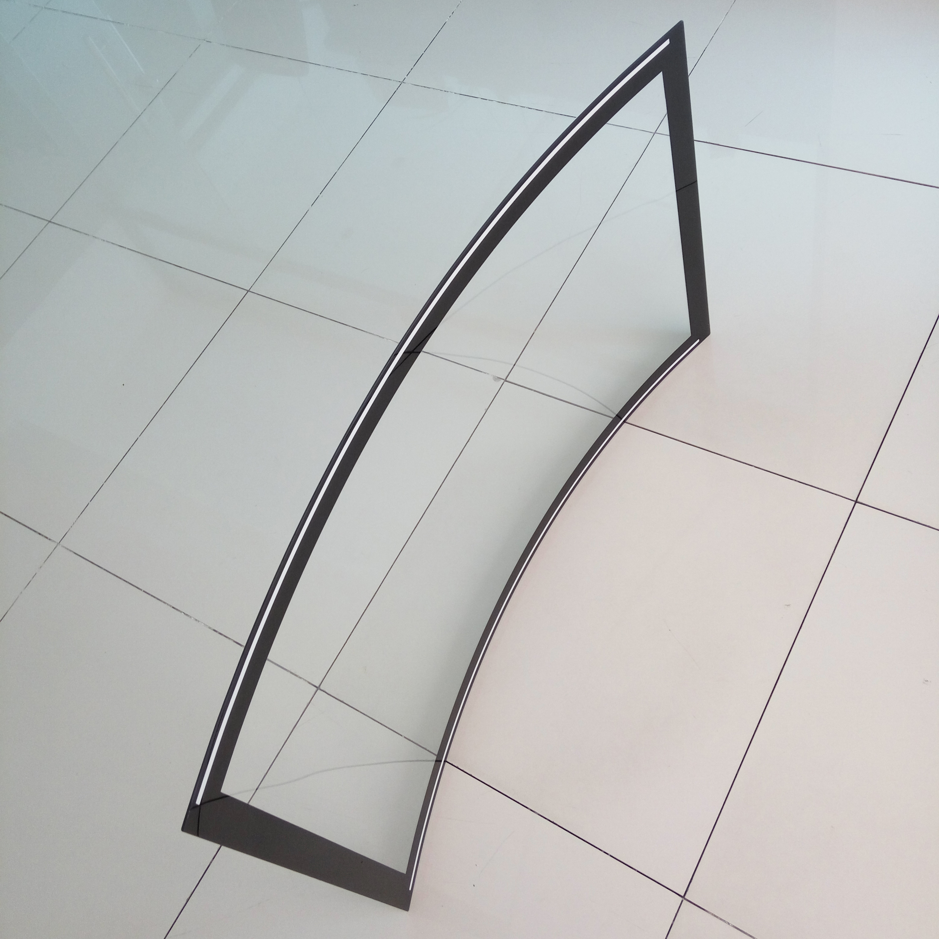 3D curved TV screen protector tempered glass /Curved display screen glass with CE certificate