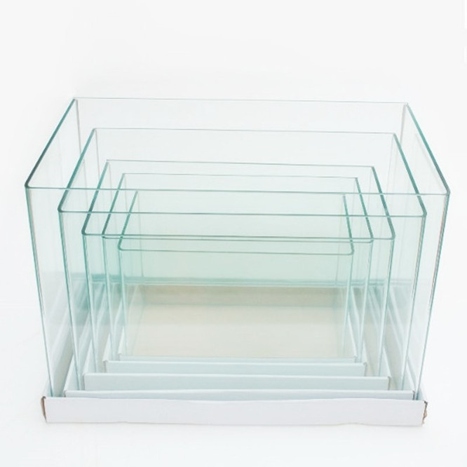 Customized large size aquarium ultra clear glass panels