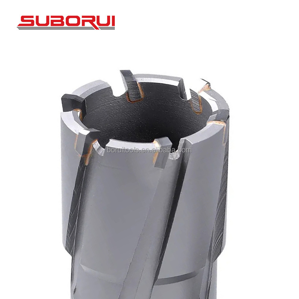 SUBORUI  25mm 35mm 50mm Universal Shank TCT Core Drill Bit Broach Cutter Annular Cutter  For Magnetic Base Drill