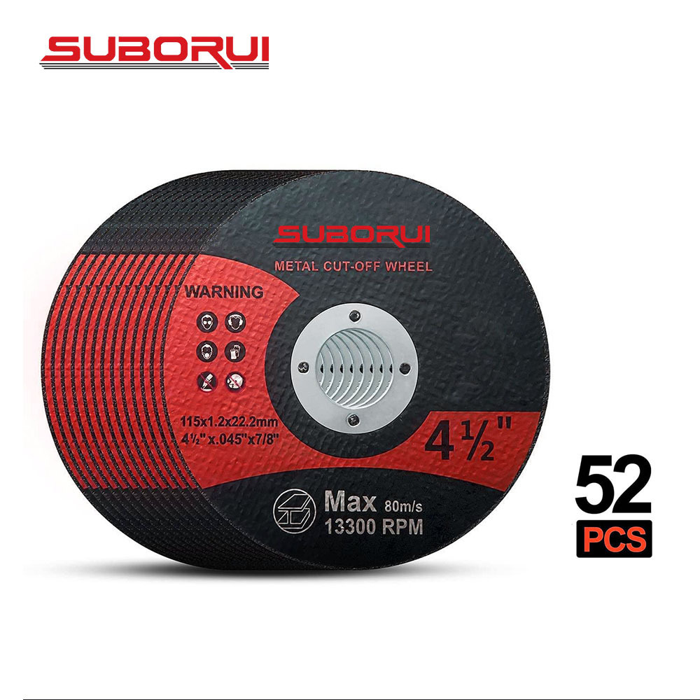 SUBORUI 4.5inch 115mm Abrasive Tools Cut Off Wheels Metal Cutting Discs Suitable For Stainless Steel And Metal