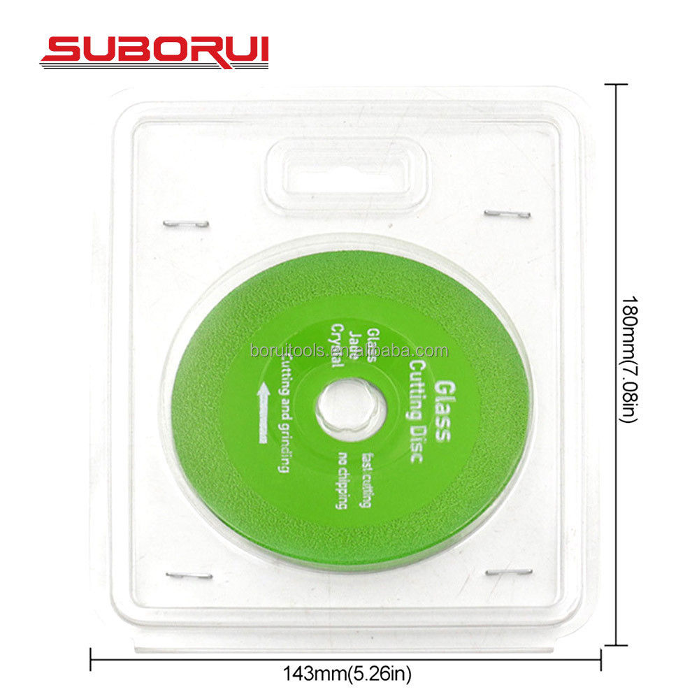 SUBORUI 4inch 100mm 115mm Green Jade Glass Cutter Thin Diamond Marble Saw Blade Ceramic Tile Glass Cutting Disk Disc for glass