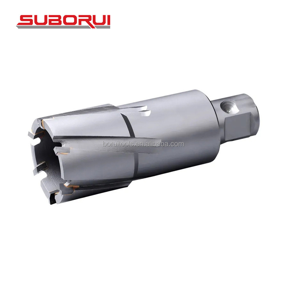 SUBORUI  25mm 35mm 50mm Universal Shank TCT Core Drill Bit Broach Cutter Annular Cutter  For Magnetic Base Drill