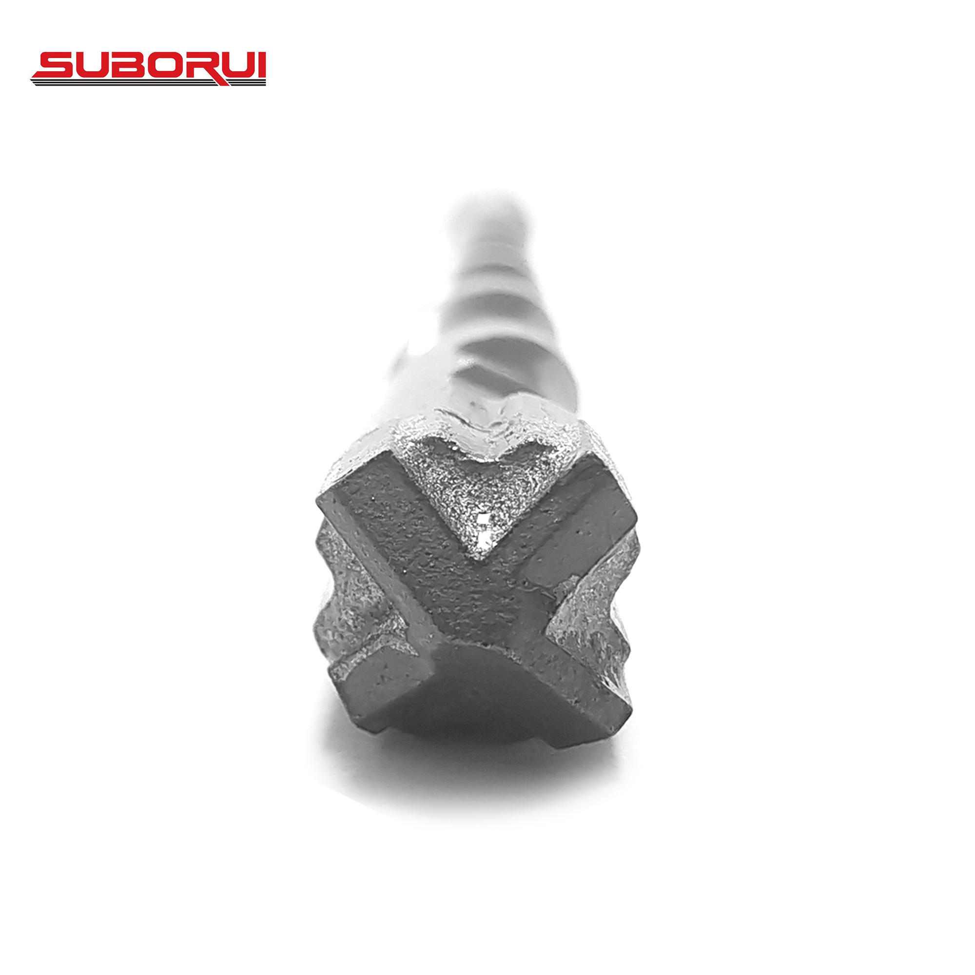 SUBORUI 6mm 8mm 10mm 12mm 14mm Cross Carbide Tip Type Steel Alloy SDS Plus Hammer Concrete Drill Bits for Masonry Concrete Rock