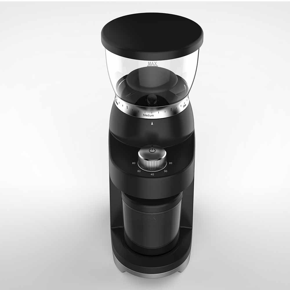 BRL-3063 removable 100g bean hopper stainless steel 200w flat burr coffee grinder espresso coffee machine with grinder