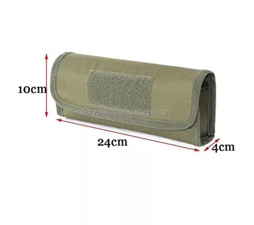 12 18 Round Tactical Shell Holder Ammo Bag Hunting Shooting Molle Waist Bag 12/20 Gauge Cartridges Pouch