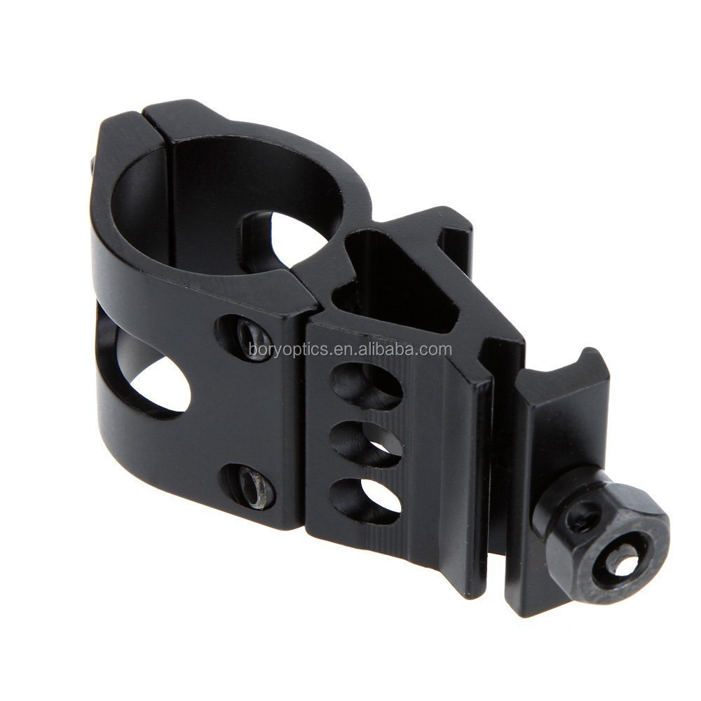 Boryoptics QD 25mm Scope Mounts Flashlight Torch Mounts For Standard Offset Scope