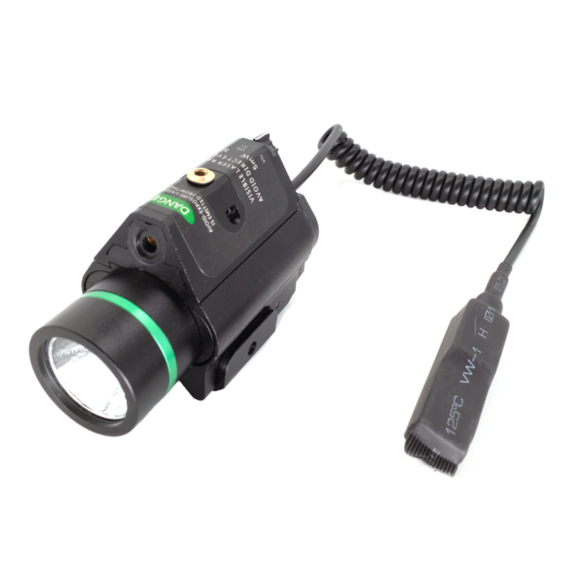 Green Laser Sight LED Flashlight Combo