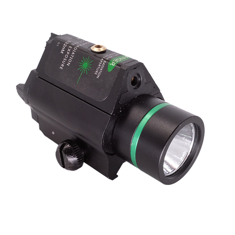 Green Laser Sight LED Flashlight Combo